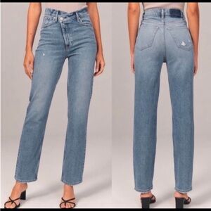 Abercrombie & Fitch High Rise Light Blue Jeans Size 26